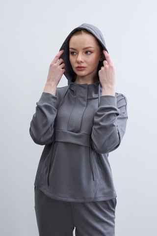 Sweat à capuche - Gris