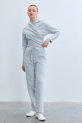 Pantalon droit - Bleu