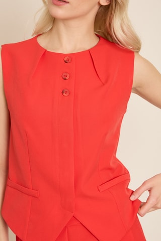 Gilet sans manches - Rouge