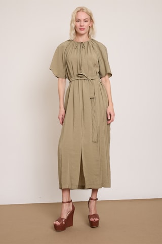 Robe midi - Taupe