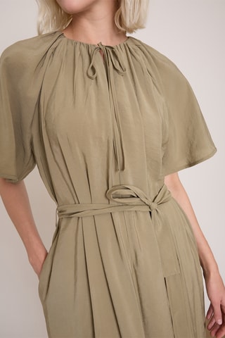 Robe midi - Taupe