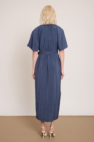 Robe midi - Bleu marine
