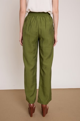 Pantalon wide legs - Vert