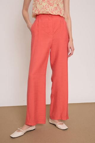 Pantalón wide leg - Coral