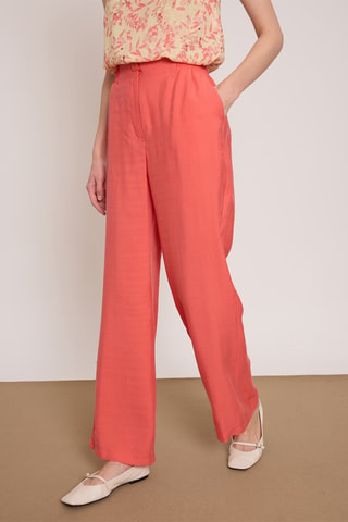 Pantalón wide leg - Coral