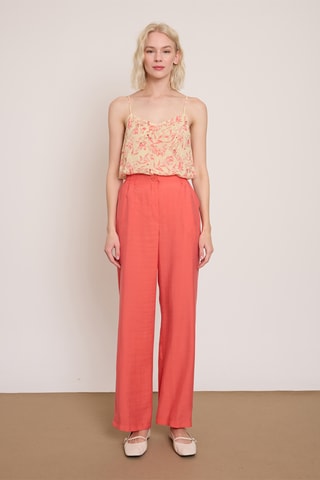 Pantalón wide leg - Coral
