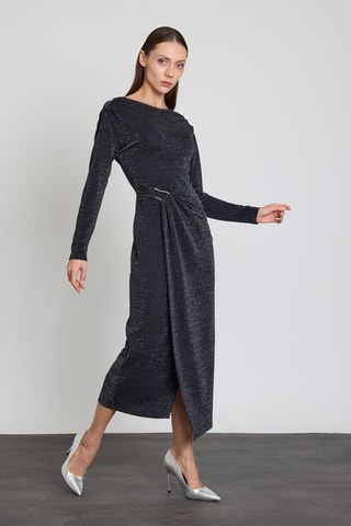 Vestido direito - Preto