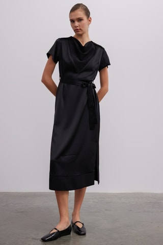 Robe midi  - Noir