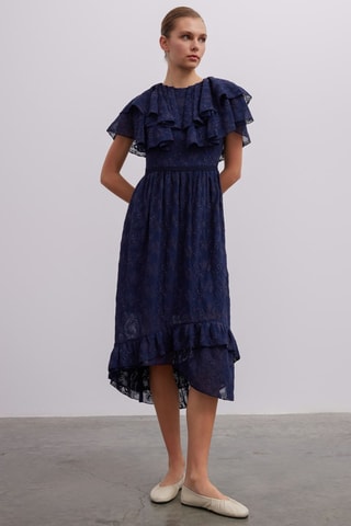 Robe longue - Bleu