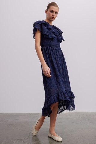 Robe longue - Bleu