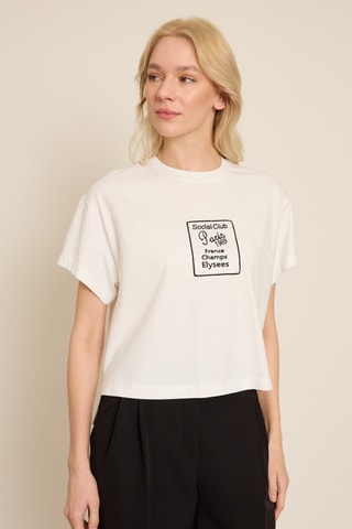 T-shirt - Écru