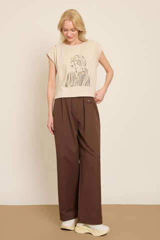 T-shirt - Beige