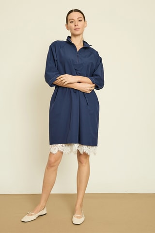 Robe droite - Bleu marine