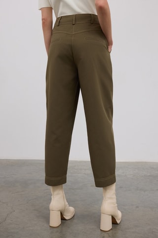 Pantalón carrot - Caqui