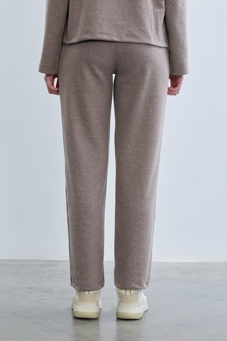 Pantalón recto - Topo
