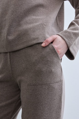 Pantalón recto - Topo