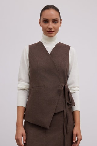 Gilet de costume - Marron