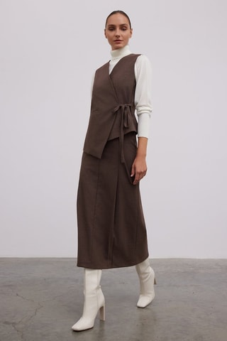 Gilet de costume - Marron