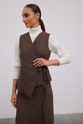 Gilet de costume - Marron