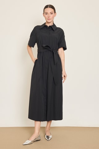 Vestido-camisa - Preto