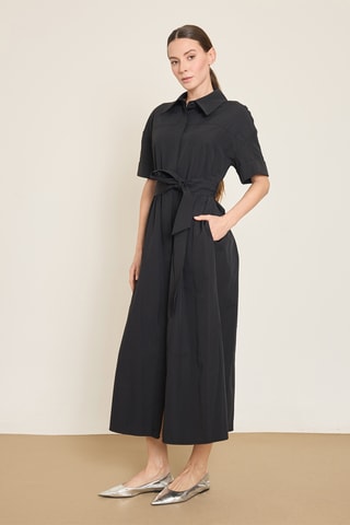 Vestido-camisa - Preto