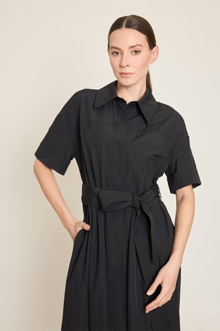 Vestido-camisa - Preto