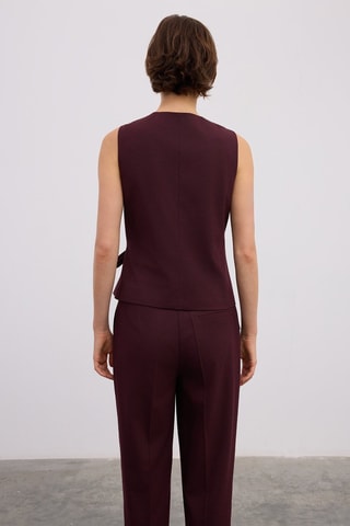 Gilet de costume - Rouge