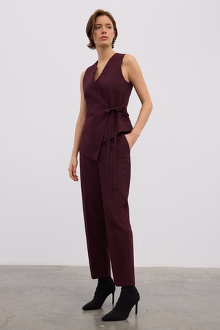 Gilet de costume - Rouge