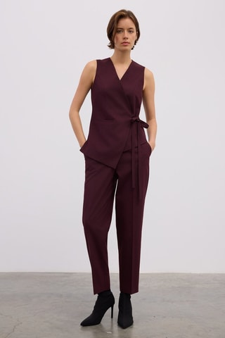 Gilet de costume - Rouge