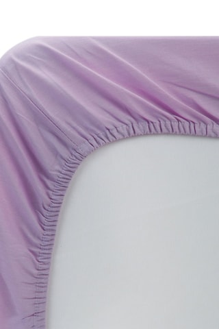 Katoenen Hoeslaken 55 Draad/cm² - Paars