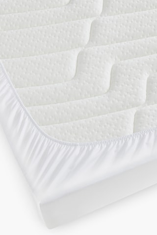 Perkalkatoenen Hoeslaken 200 Draad/cm² - Wit