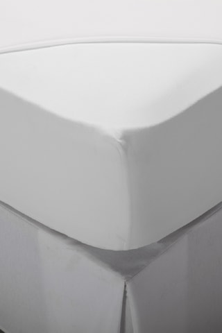 Katoenen Hoeslaken 55 Draad/cm² - Wit