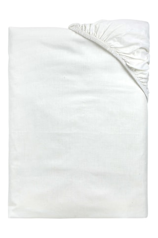 Katoenen Hoeslaken 55 Draad/cm² - Wit