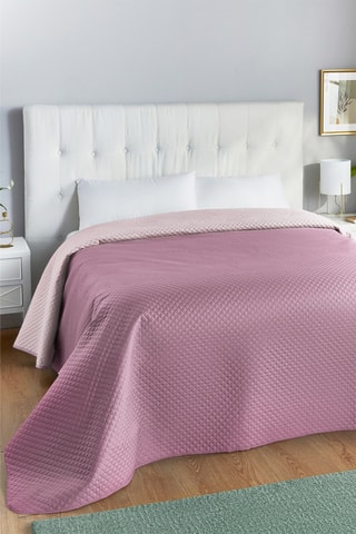 Dubbelzijdige Bedsprei - Roze