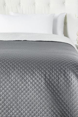 Dubbelzijdige Bedsprei - Grijs