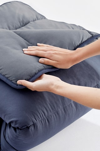 Fñeece Dubbelzijdig Dekbed - 400 g/m² - Donkergrijs