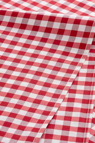Anti-vlek Tafellaken Vichy - Rood - Rood