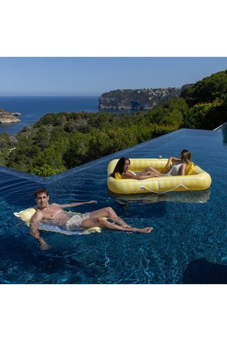 Flotteur de piscine gonflable - 60 x 110 x 15 cm - 100 kg