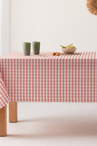 Nappe antitache Vichy - Rose clair