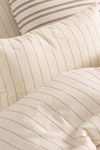2 housses de coussin  -  45 x 45 cm - Blanc