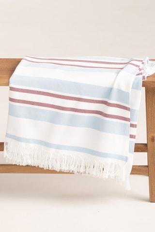 Fouta de plage Nemo -Blanc -  190 x 180 cm - Multicolore