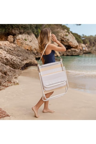 Chaise de plage - 62 x 51,5 x 49 cm