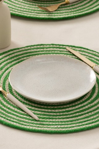 2 sets de table Rayana - 38 x 38 cm - Vert