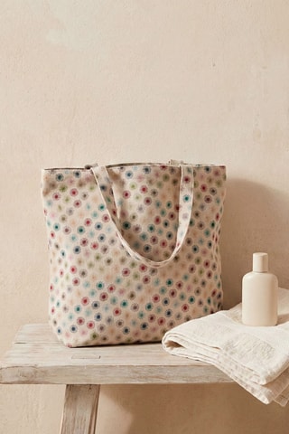 Cabas de plage Rimo - Beige - Multicolore