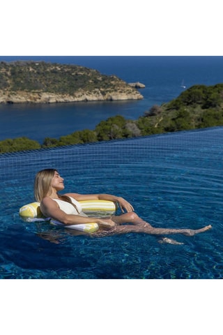 Flotteur de piscine gonflable - 80 x 90 x 15 cm