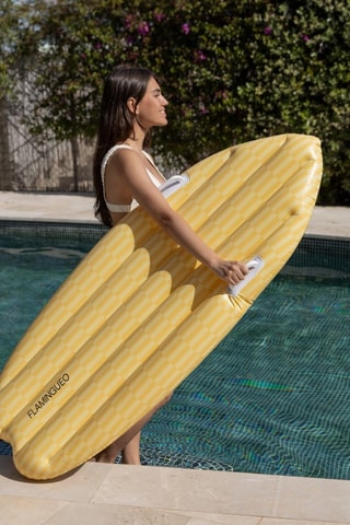 Matelas de piscine gonflable - 58 x 151 x 25 cm - Jusqu'à 85 kg