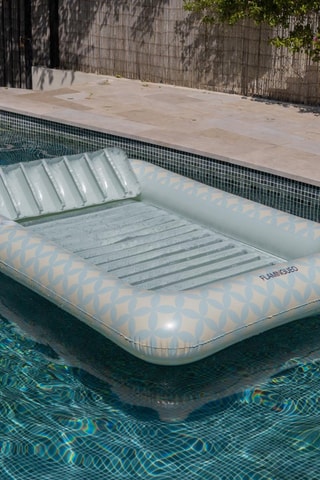 Matelas de piscine gonflable - 205 x 140 x 38 cm - Jusqu'à 125 kg