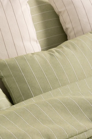 2 housses de coussin  -  45 x 45 cm - Vert