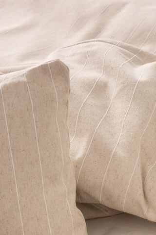 2 housses de coussin  -  45 x 45 cm - Beige
