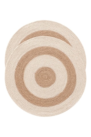 2 sets de table Lumira - 38 x 38 cm - Beige